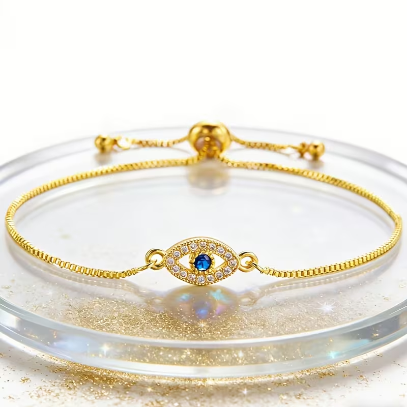 Armband med Cubic Zirconia och i 18K Guldplätering  - 4