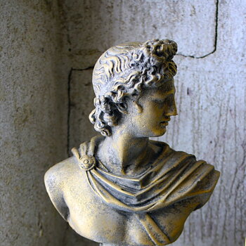 Staty Byst Homme - Svart/Antikguld