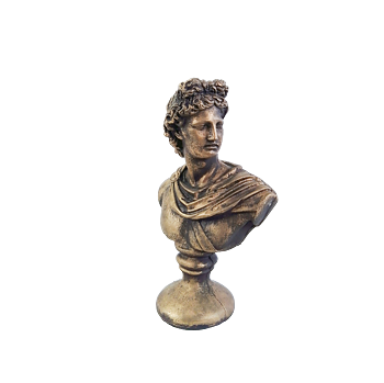 Staty Byst Homme - Svart/Antikguld