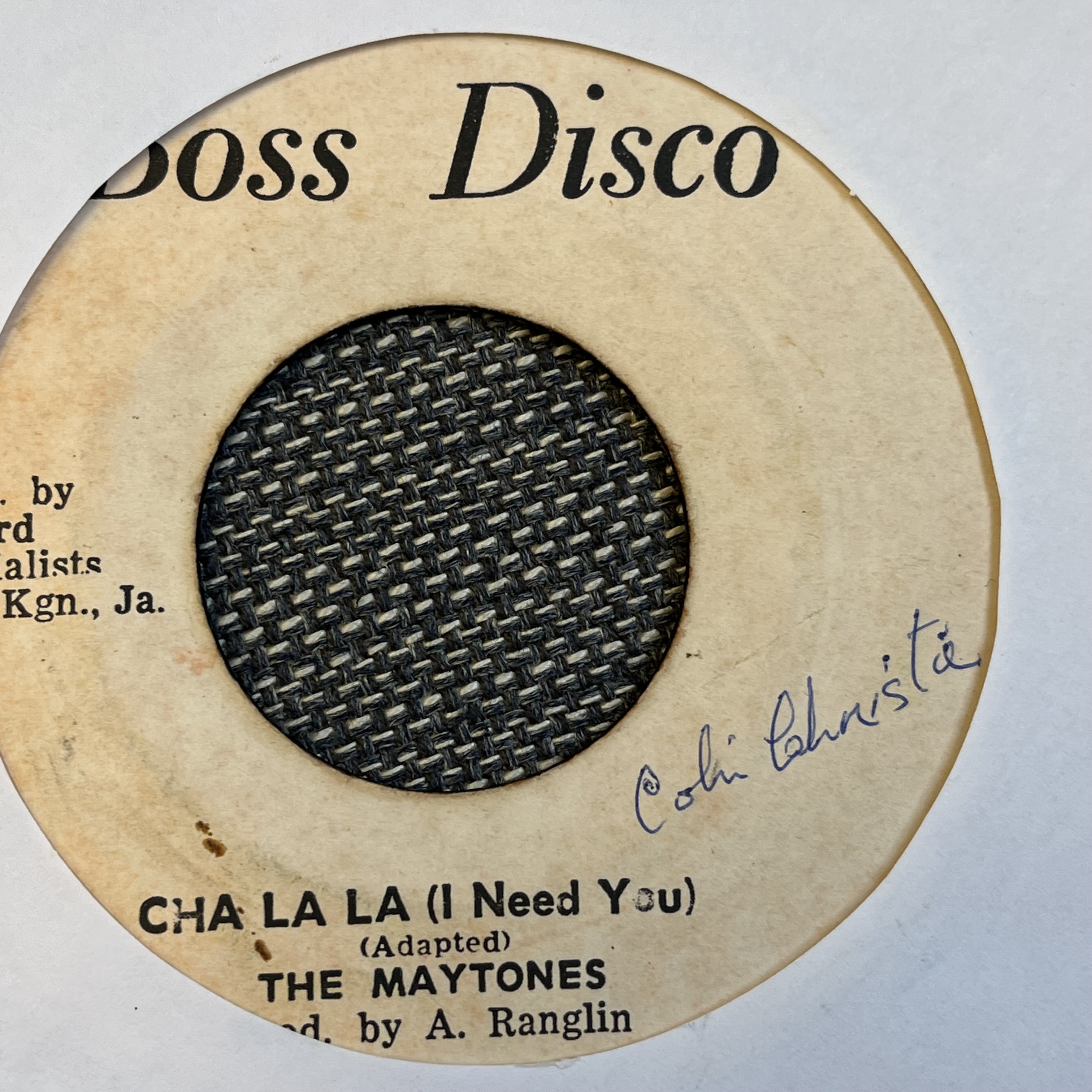 The Maytones/G.G. All Stars – Cha La La (I Need You)/Cha La La (I Need You) (Part Two)