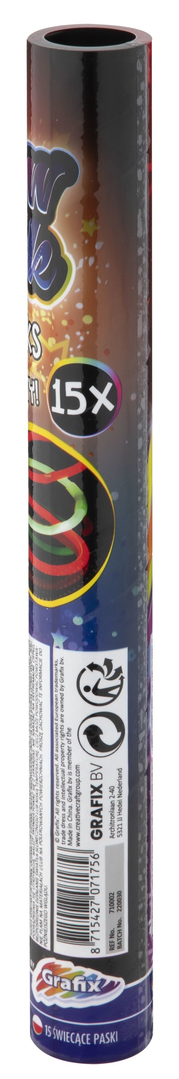 Självlysande Stavar, 15-pack - Alrico