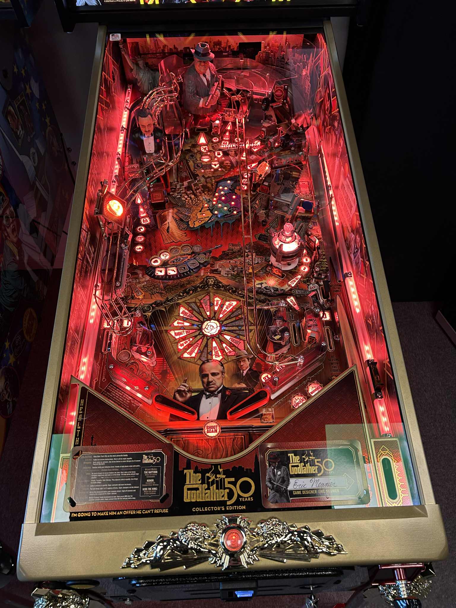 Godfather Collector's Edition - Jersey Jack Pinball  - Showroom Exemplar - 7