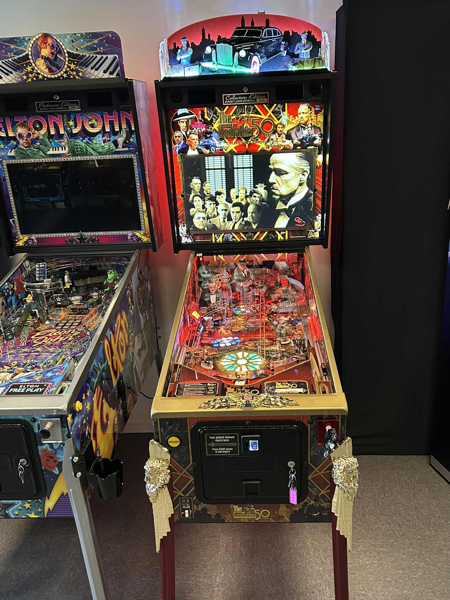 Godfather Collector's Edition - Jersey Jack Pinball  - Showroom Exemplar - 2