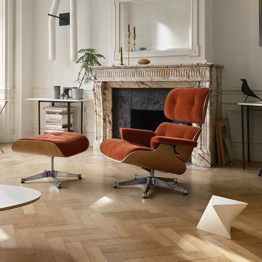Eames Lounge Chair Armchair - (Fabric Calma) - Vitra - 5