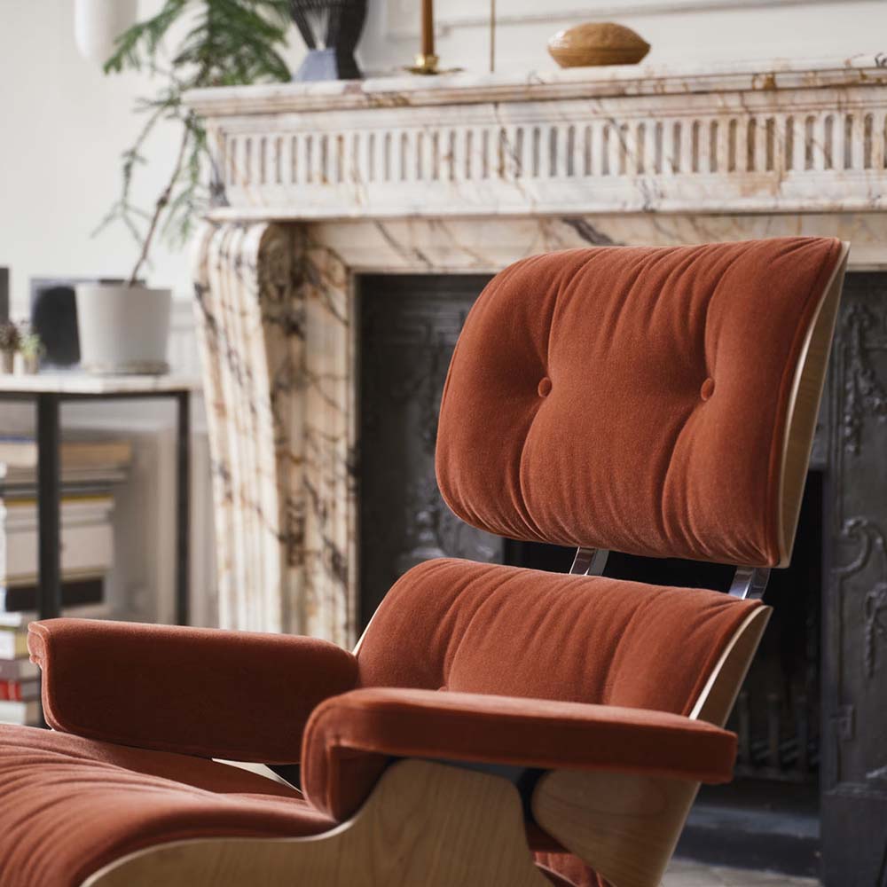 Eames Lounge Chair Armchair - (Fabric Calma) - Vitra - 2