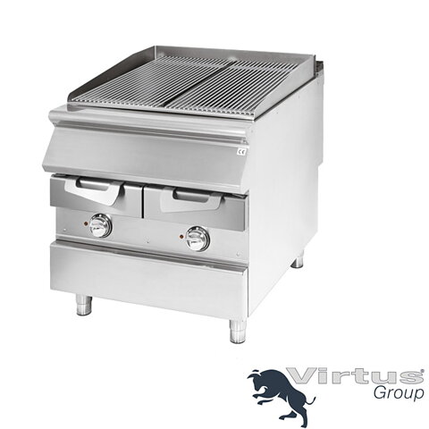 Vattengrill, elektrisk, 2 zoner, kött/fisk