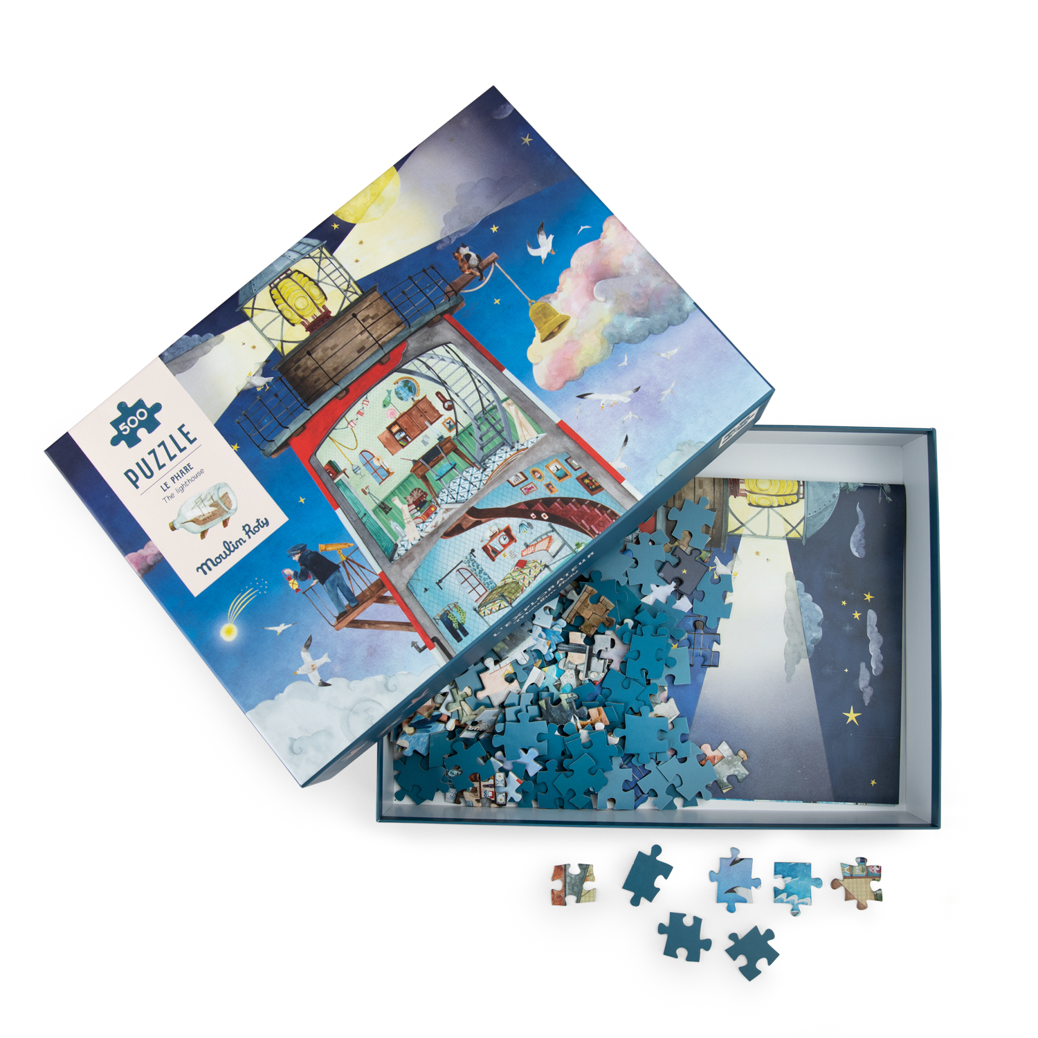 Moulin Roty : The Lighthouse - Pussel 500 bitar - 3