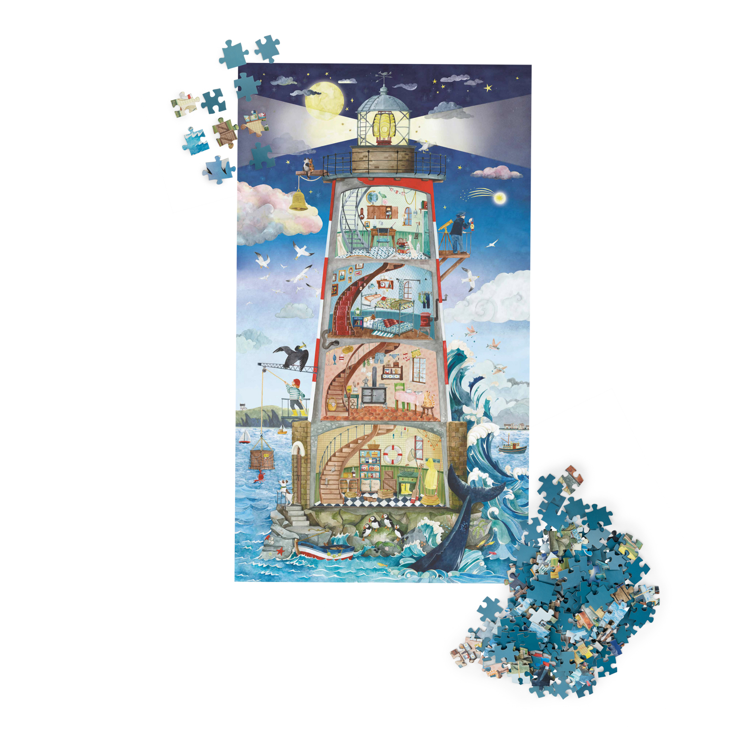 Moulin Roty : The Lighthouse - Pussel 500 bitar - 4