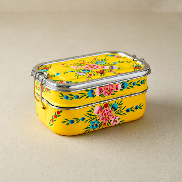Stainless steel lunch box in tiffin style Yellow Spring, Dalit - 2