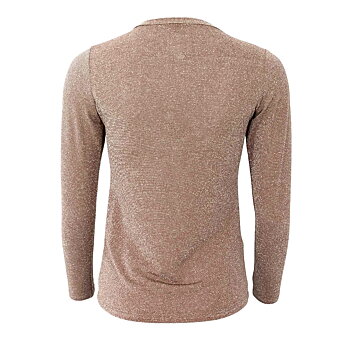 Glittertopp Faye | taupe