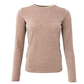 Glittertopp Faye | taupe