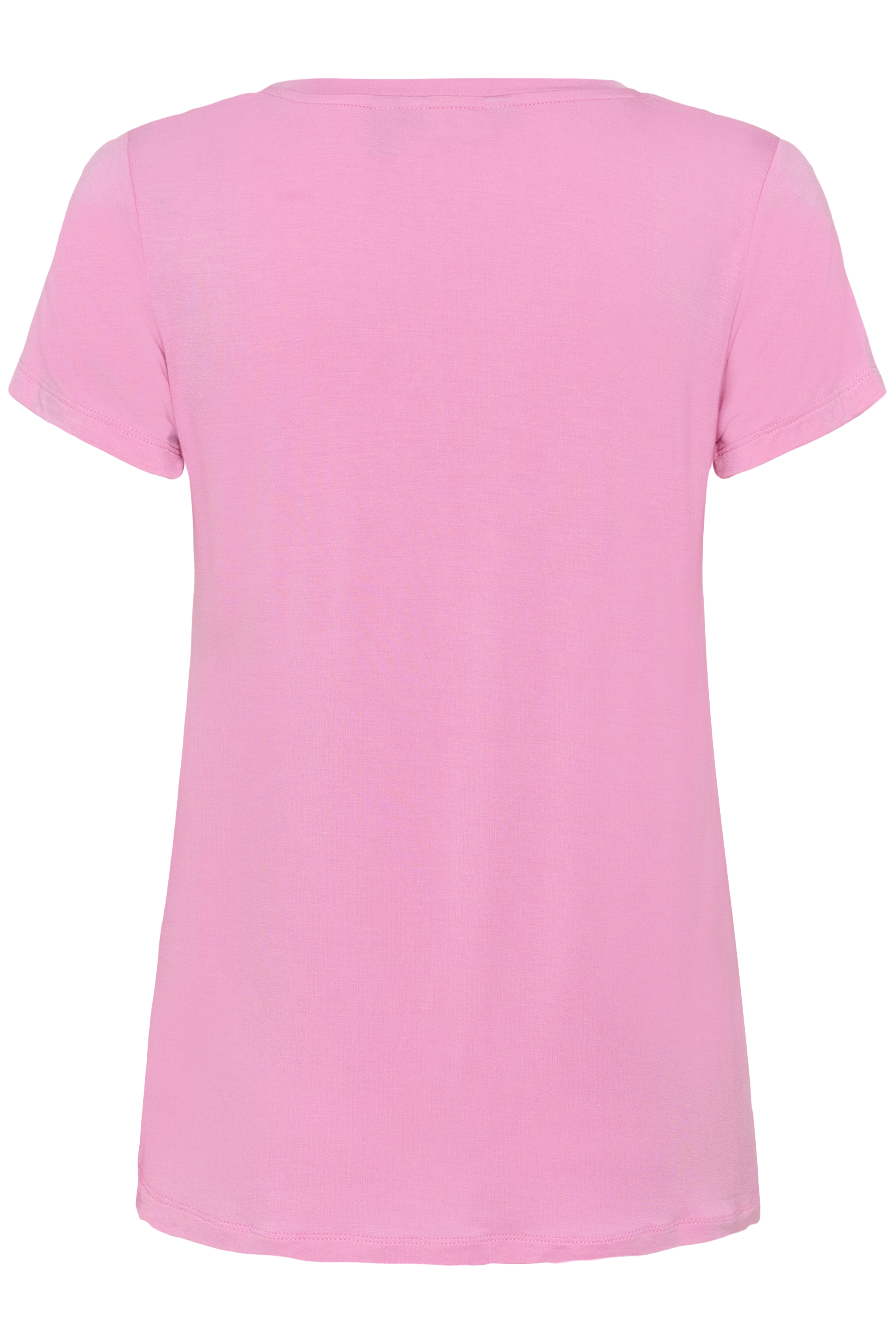 CUpoppy V-neck T-Shirt  Begonia Pink