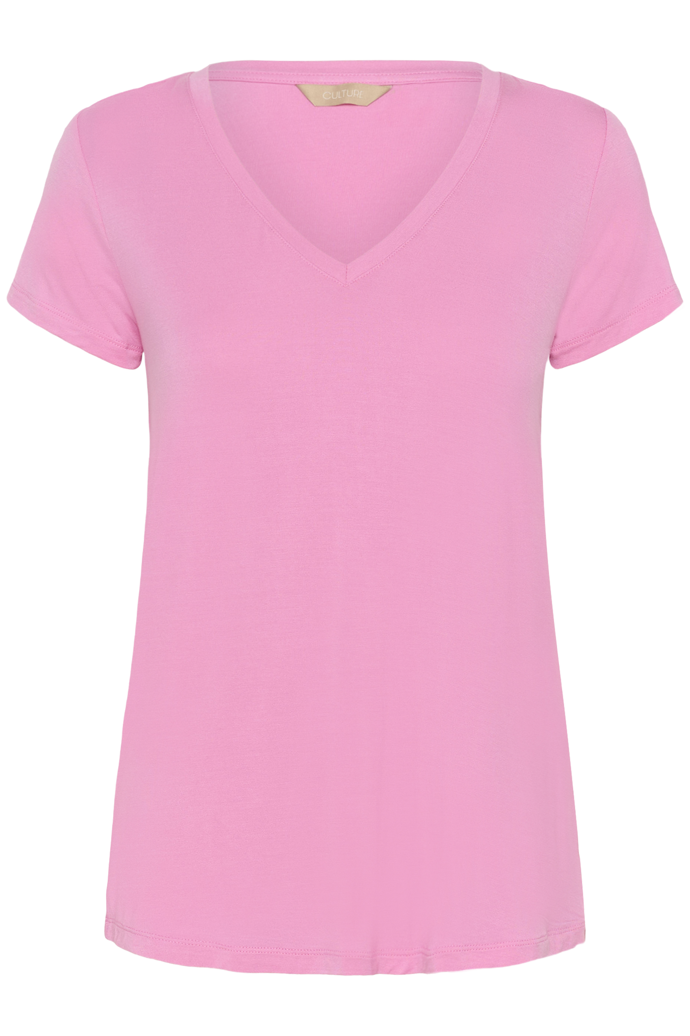 CUpoppy V-neck T-Shirt  Begonia Pink