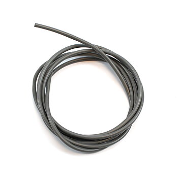 Cable sheath gray, 4 mm. 2 meters long