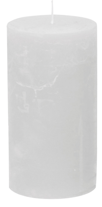 Gies Premium Rustikkerze Weiß | Ø 68 x H 130 mm