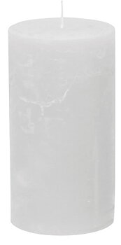 Gies Premium Rustikkerze Weiß | Ø 68 x H 130 mm
