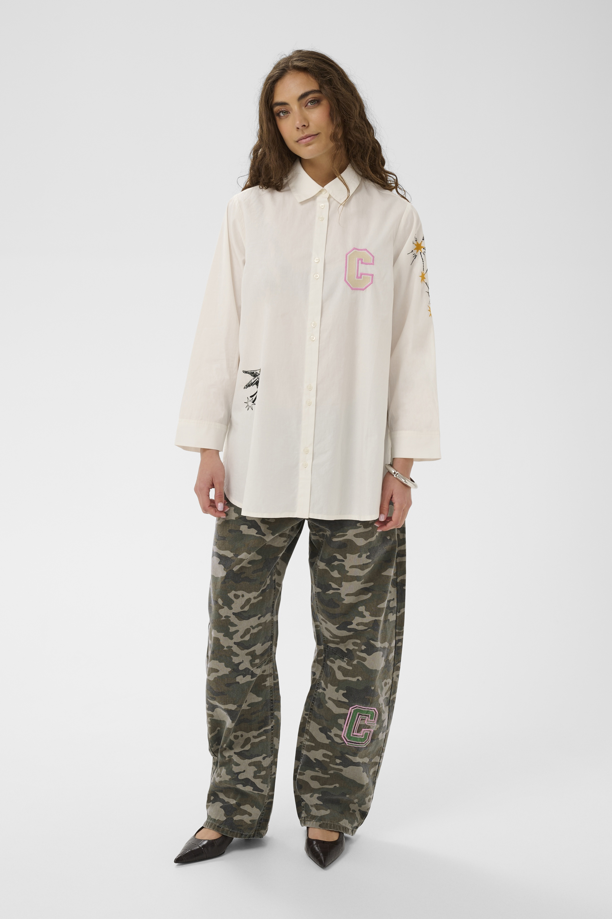 CUcamilja Barrel Pants Camouflage