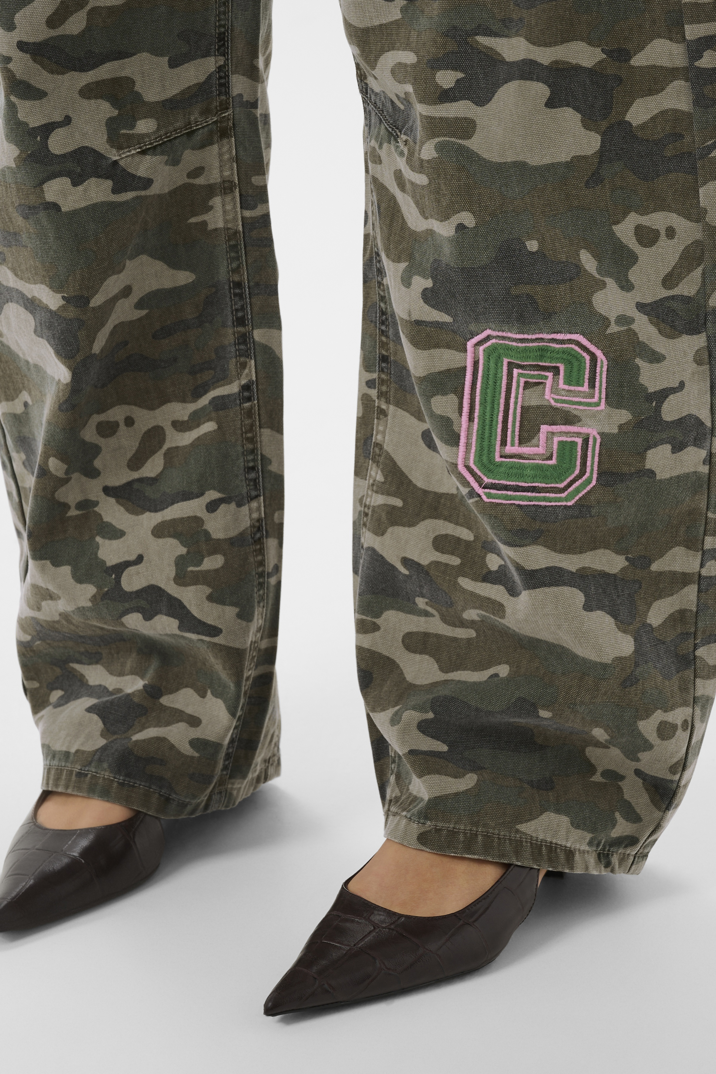 CUcamilja Barrel Pants Camouflage - 3