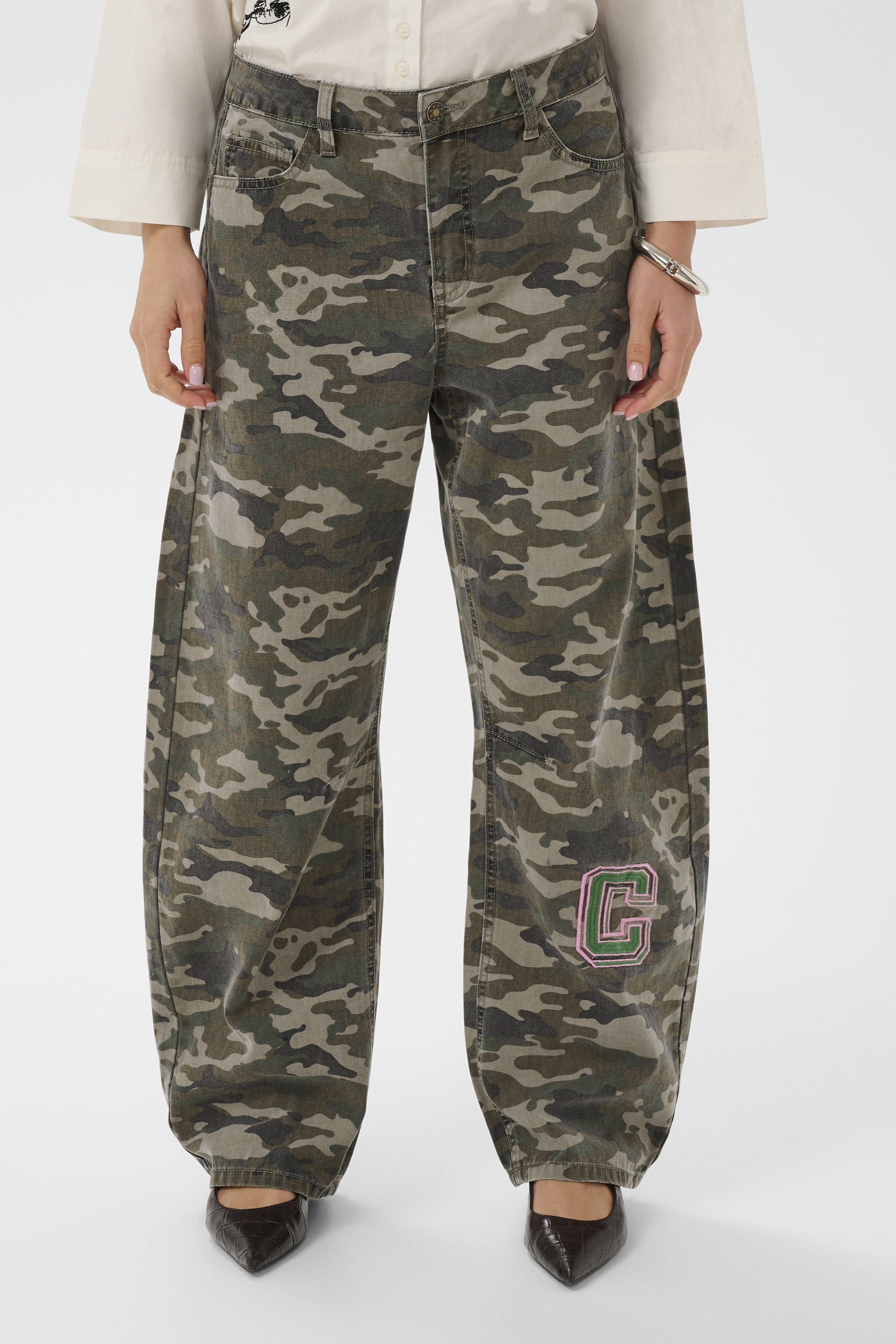 CUcamilja Barrel Pants Camouflage - 4