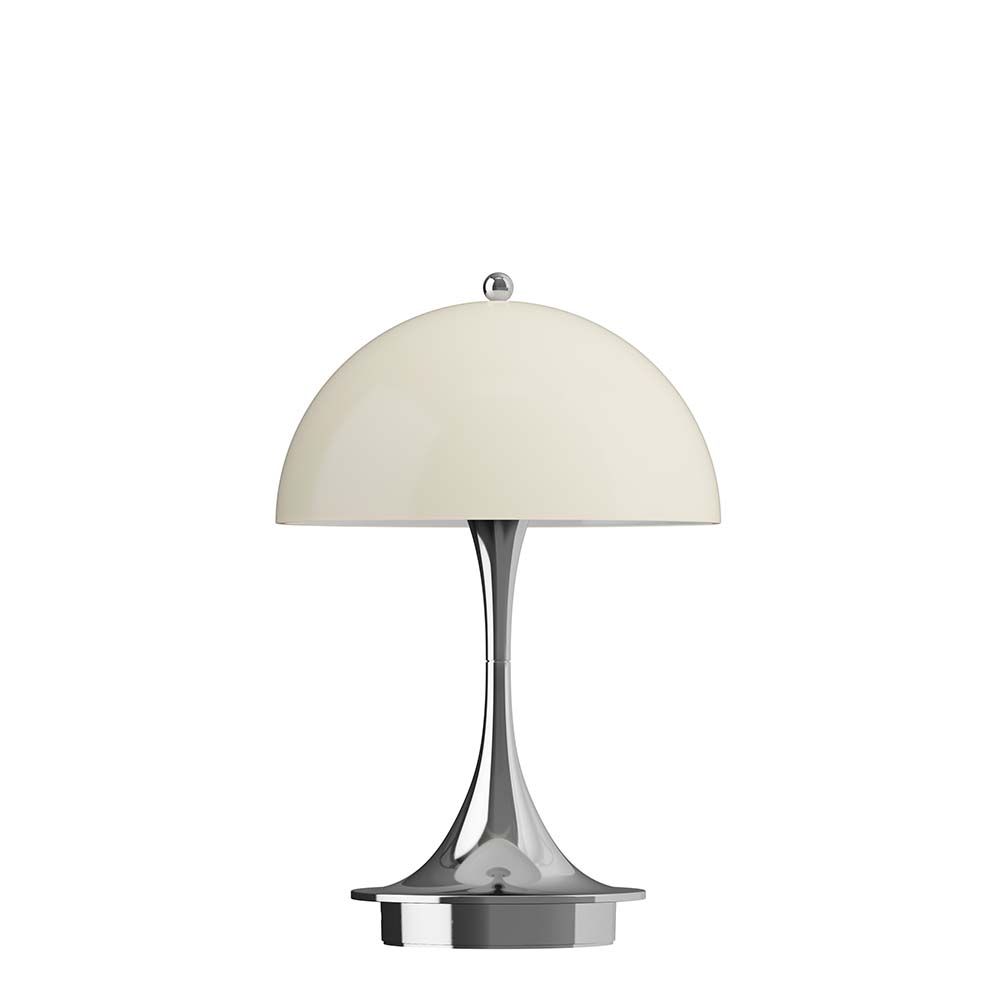 Panthella 160 Portable Bordslampa V2 (Beige/krom) - I lager - Louis Poulsen