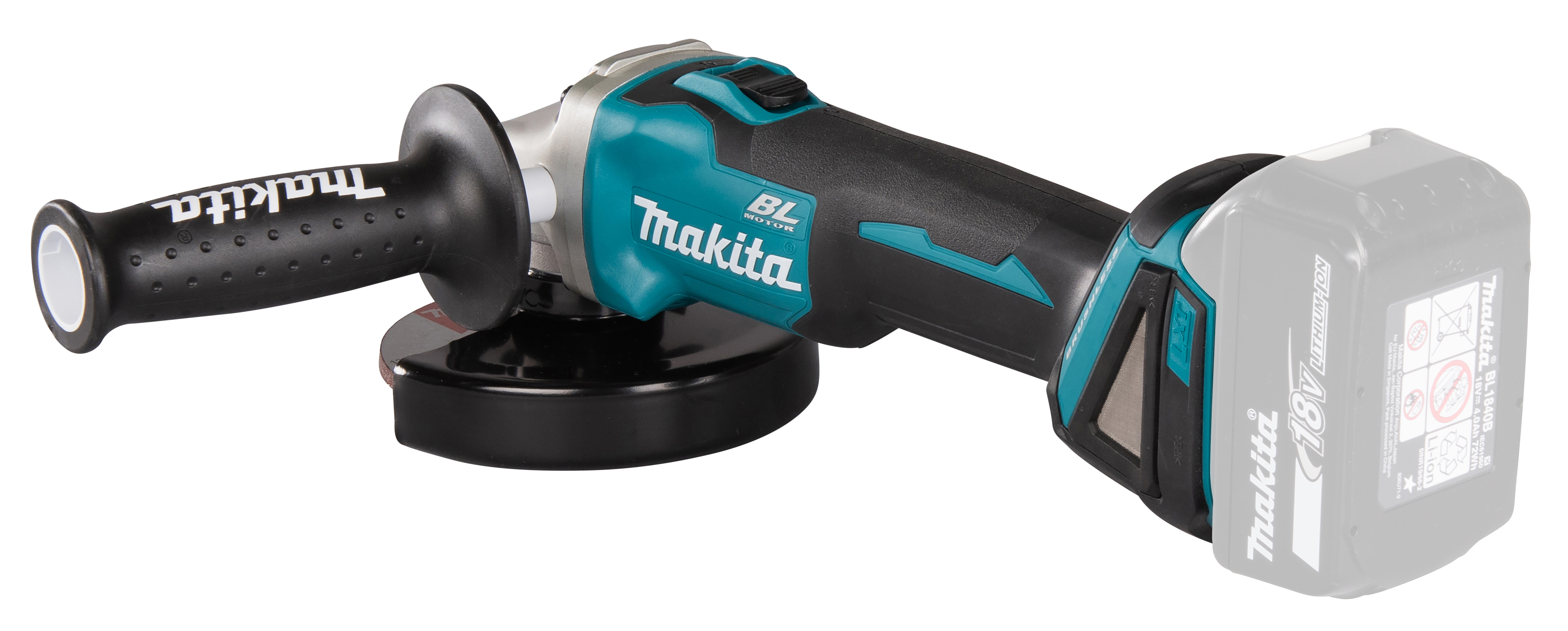 MAKITA VINKELSLIP DGA506Z 125mm 18v  T.O - 3