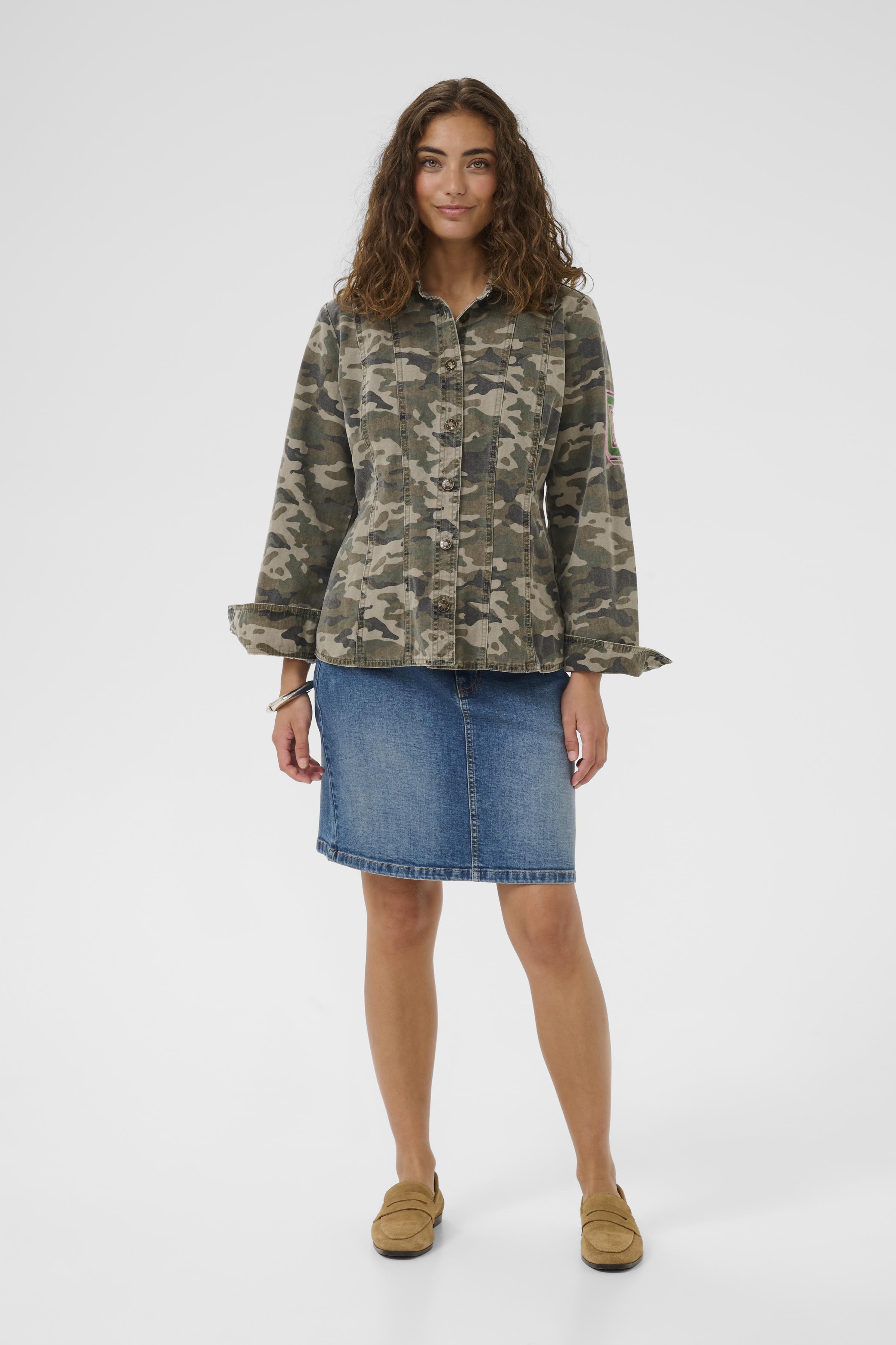 CUcamilja Shirt Camouflage  Jeansjacka