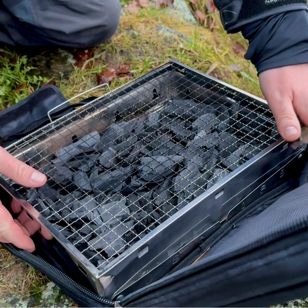 Hurricane Grill Box Campinggrill Rostfritt Stål  - 2