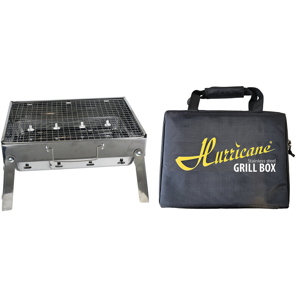 Hurricane Grill Box Campinggrill Rostfritt Stål 
