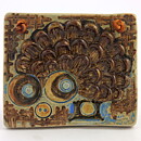 Ulla Winblad (1960s) Heartwarming Hedgehog Wall Plaque 13 cm (2)