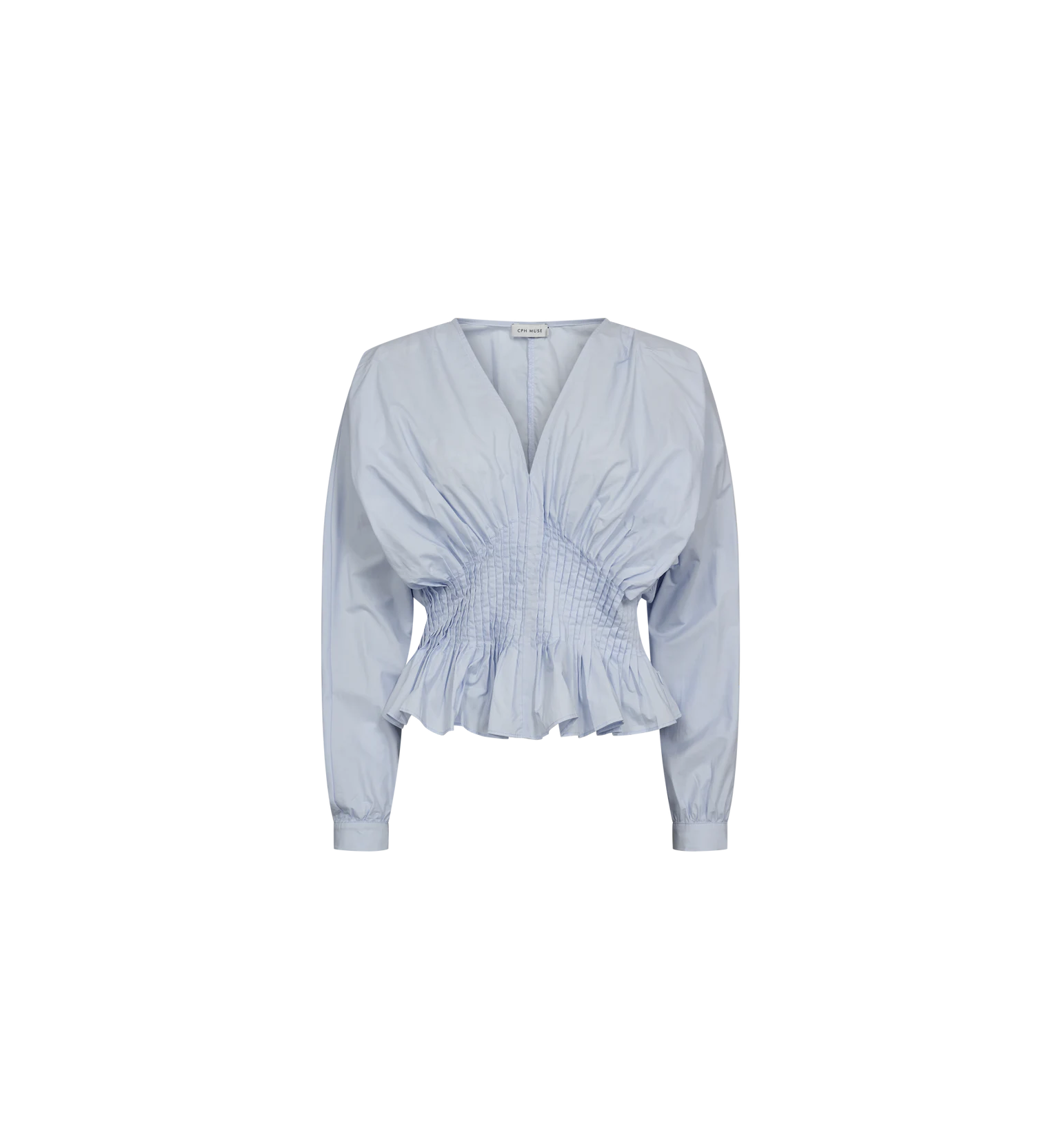 CHP Muse Poplin Blouse with Pleats