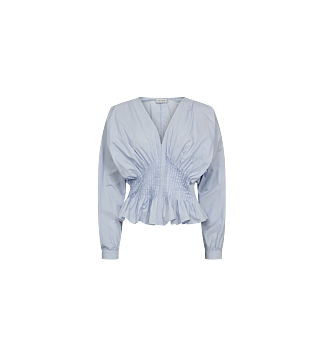 CHP Muse Poplin Blouse with Pleats