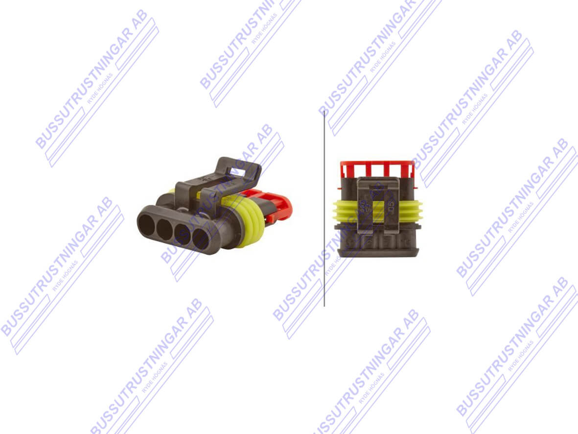 Kontaktstycke 4-polig AMP Superseal HANE