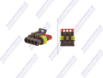 Kontaktstycke 4-polig AMP Superseal HANE