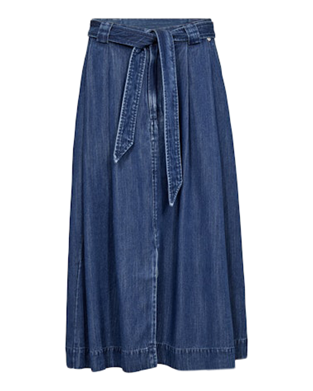 Kjol Koda dinem slits fram mörk denim - 3