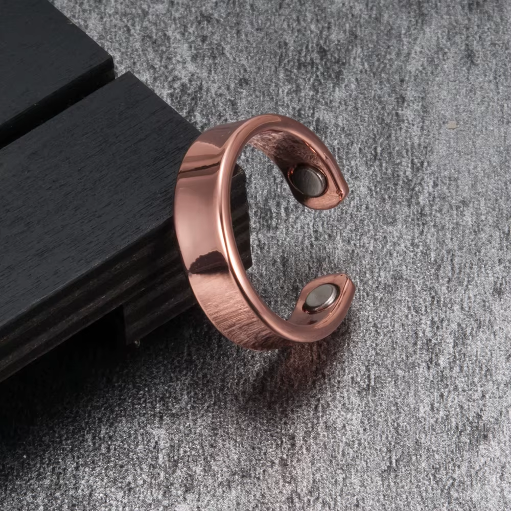 Ring i Koppar med Magneter   - 2
