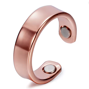 Ring i Koppar med Magneter  