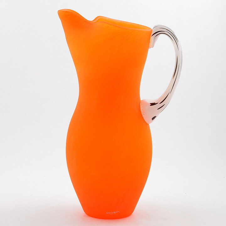 Gunnel Sahlin (Amazon 1993) Orange Pitcher Vase 30 cm