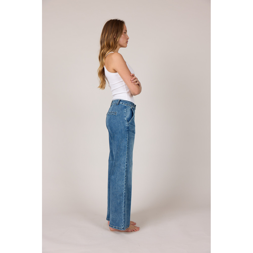 Chino flare denim jeans - 2