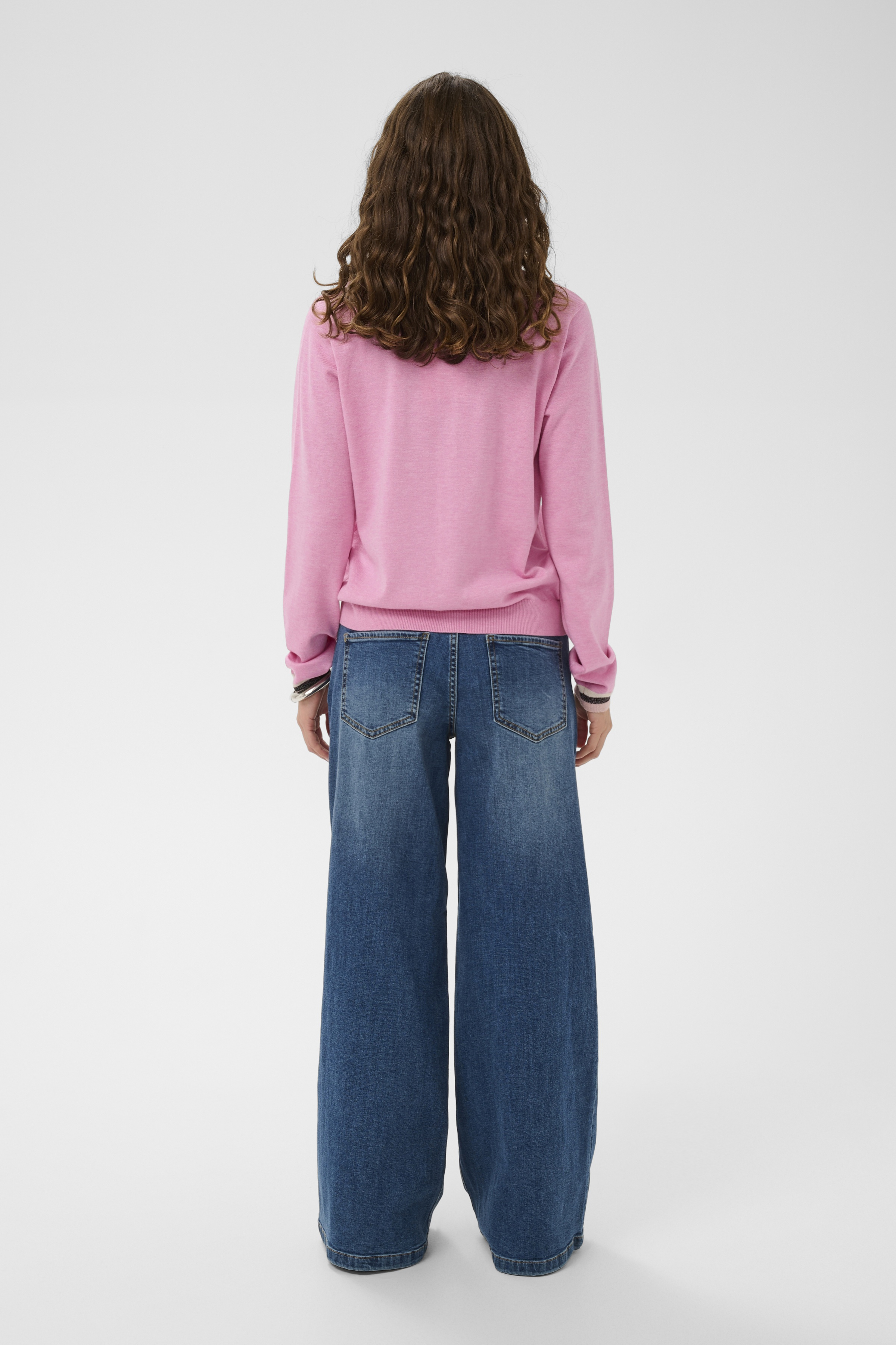 CUbetri Annemarie Cardigan Begonia Pink Melange Rosa kofta