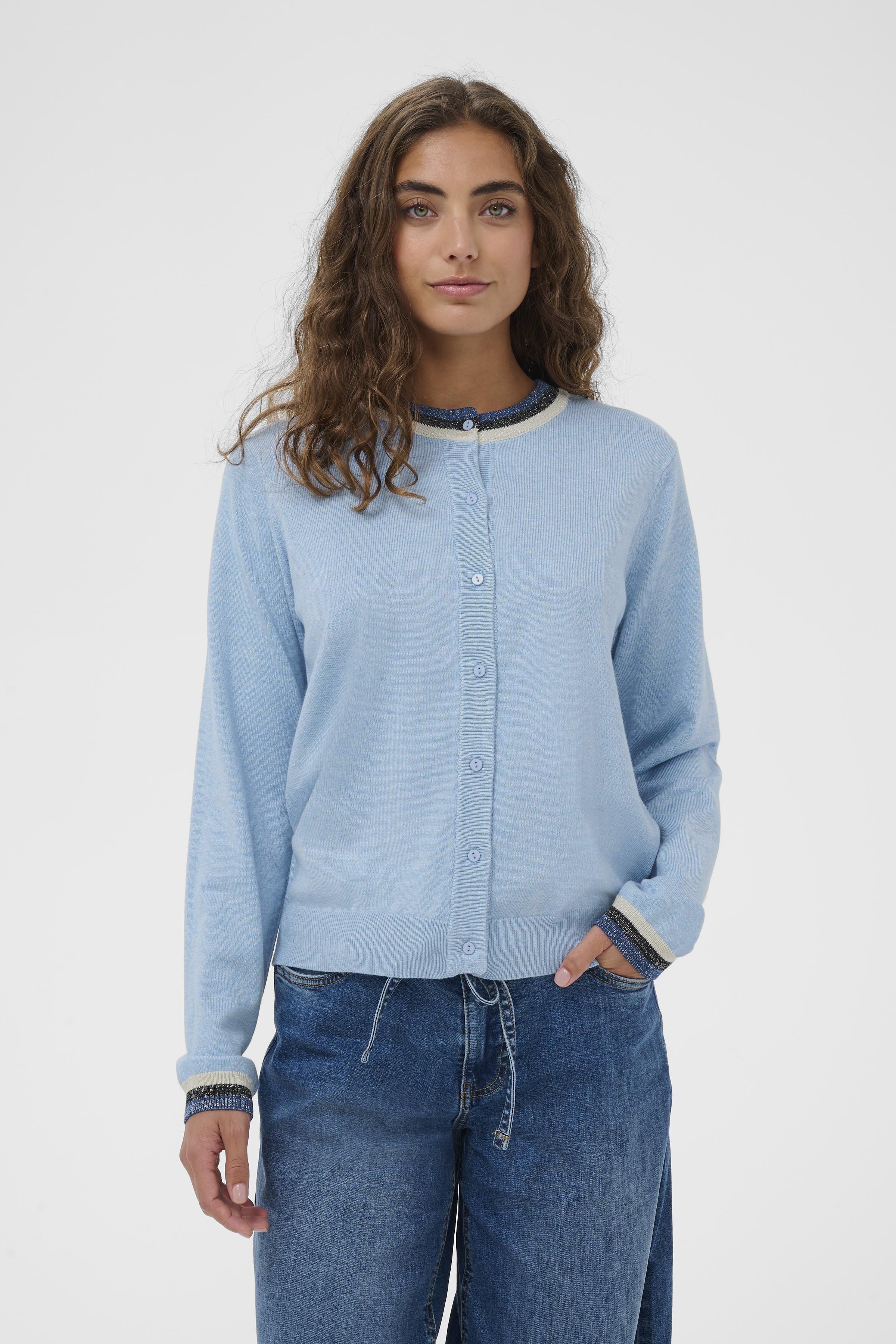 CUbetri Annemarie Cardigan Cashmere Blue  Ljusblå kofta - 3
