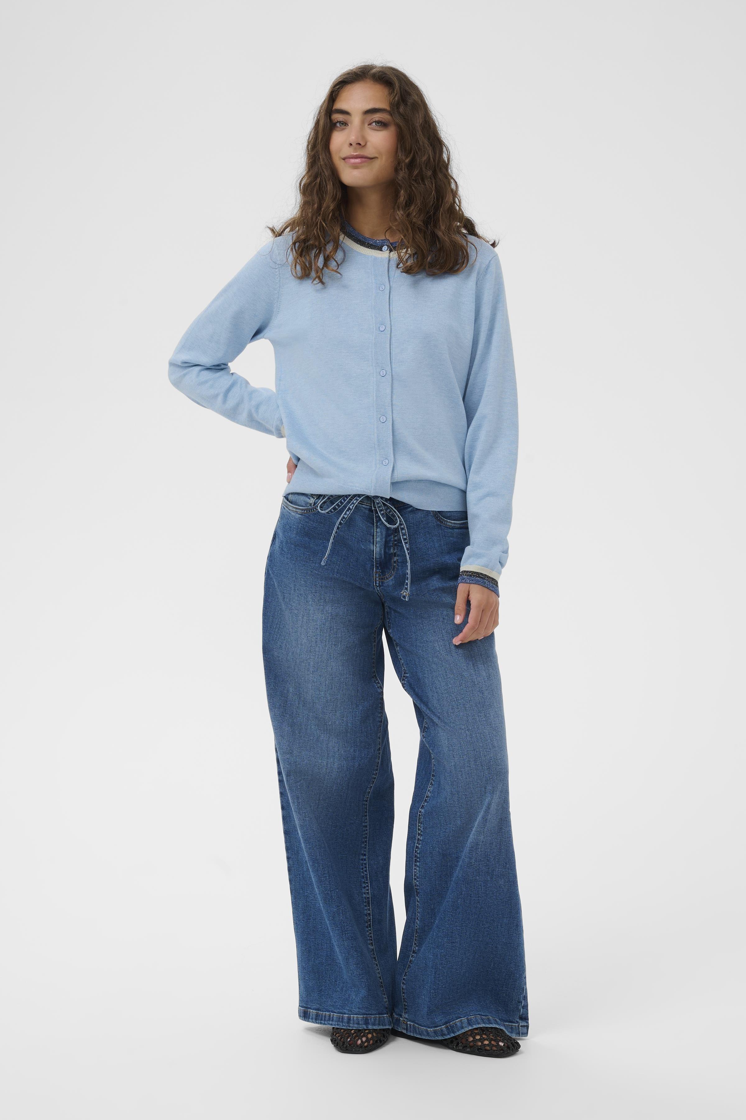 CUbetri Annemarie Cardigan Cashmere Blue  Ljusblå kofta - 4