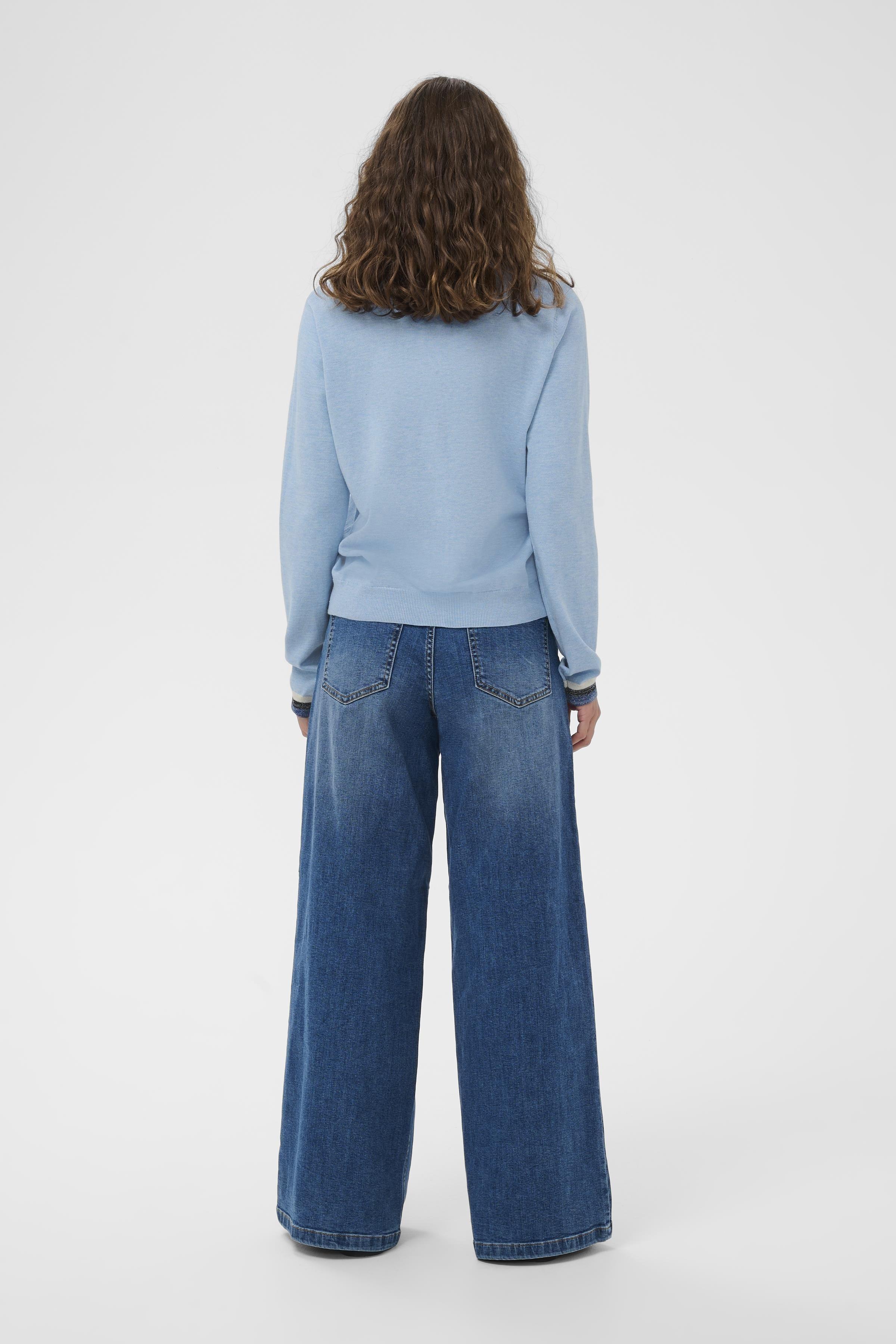 CUbetri Annemarie Cardigan Cashmere Blue  Ljusblå kofta