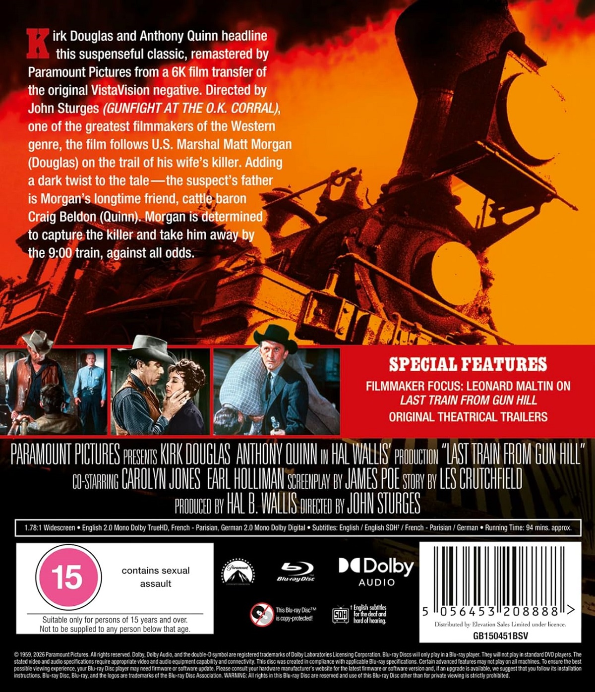 Last Train From Gun Hill (ej svensk text) (Blu-ray) - 2