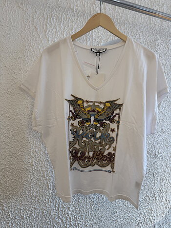 T-shirt Roller vit
