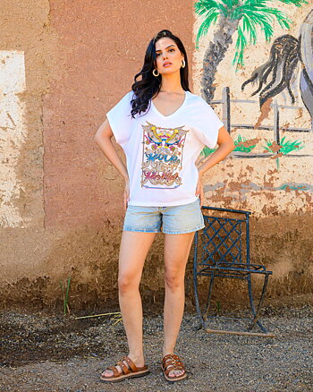 T-shirt Roller vit