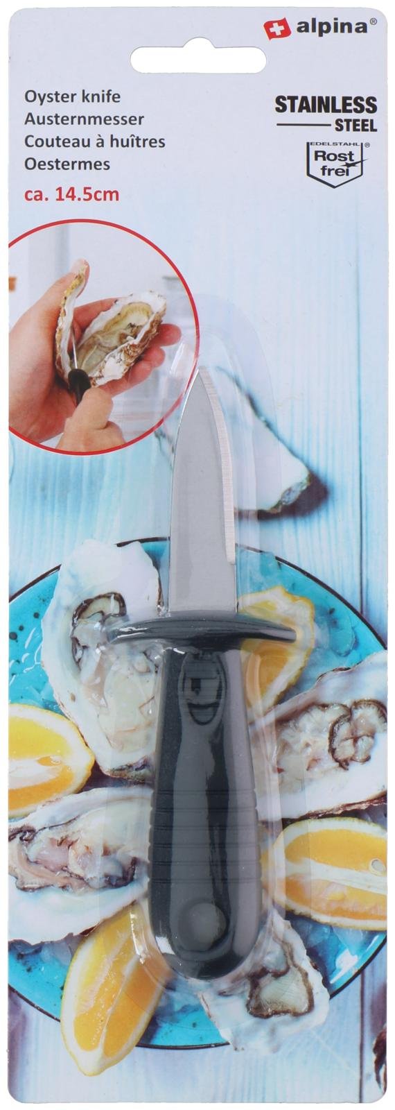 Ostronkniv 14,5 cm – Stabil & Ergonomisk för Enkel Öppning - 5