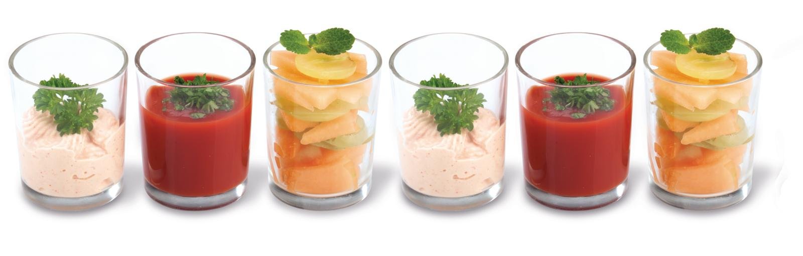 Förrättglas Ø5x6 cm 80 ml – Elegant Serveringsglas för Förrätt & Dessert - 3