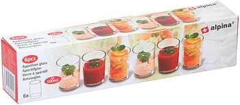 Förrättglas Ø5x6 cm 80 ml – Elegant Serveringsglas för Förrätt & Dessert