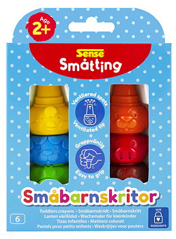 Småtting Småbarnskrita 6-pack