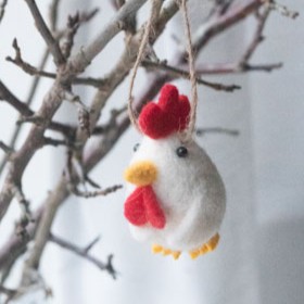 Dekoration för påskriset - Höna